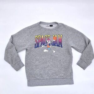 Space Jam A New Legacy Bugs Bunny Graphic Sweatshirt Gray Size Kids Medium